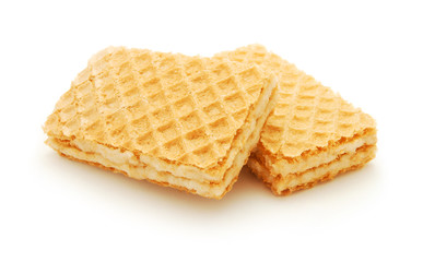 wafers with cream