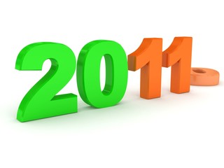 New Year 2011 concept