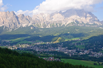 Cortina d'Ampezzo and Cristallo - Dolomites, Italy