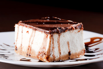 Chocolate cheesecake