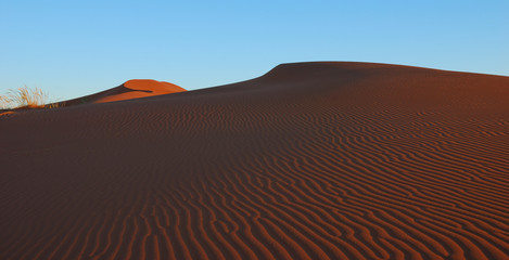 Fototapeta na wymiar Strukturen im Wüstensand
