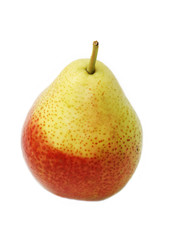 Single ripe pear