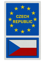 EU signs series - Czech Republic (in English language), photo re