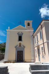 Fototapeta na wymiar Kościół Salina, Sycylia