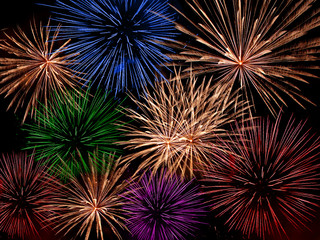 Fototapeta premium Firework collection