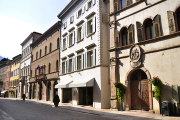 trento via roma centro città palazzo