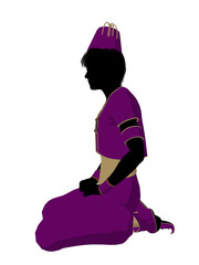 Arabian Boy Silhouette