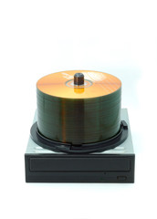 CD-ROM  isolated on white background © birdmanphoto