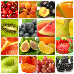 Fruit collage