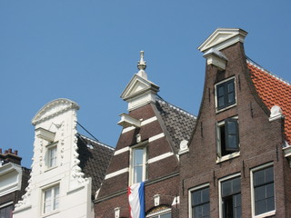 Fototapeta na wymiar Giebel in Amsterdam