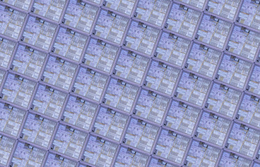 Detail of a silicon wafer