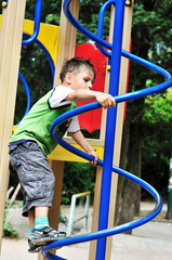Fototapeta premium active boy