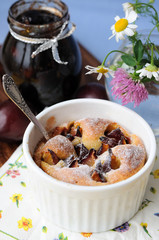 Plum jam and plum pudding