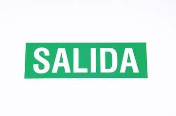 Salida aislado