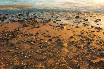 Sea with stones