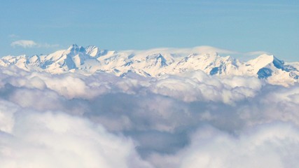 clouds & Austrian Alps