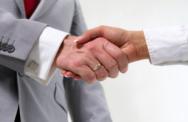 Business handshake