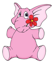 Elefant, Blume, Muttertag, Valentinstag, Liebe, verliebt