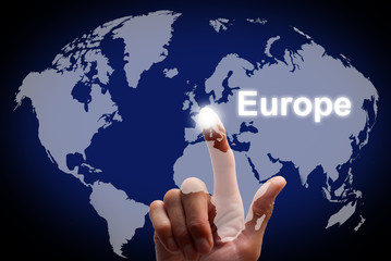 Touch screen Welt "Europe"