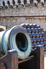 Cannons at the palace in Monaco