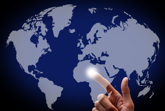 Touch screen Welt "Africa"