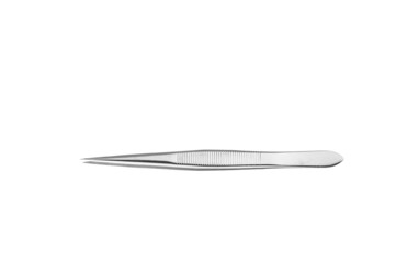 Tweezers isolated on white