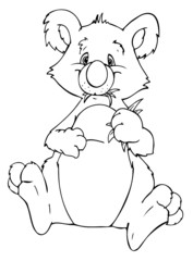 Naklejka premium Koala, Koalabär, Australien, Eukalyptus, Dschungel