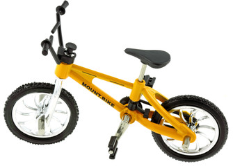 mini vélo mountain bike vtt cross, fond blanc