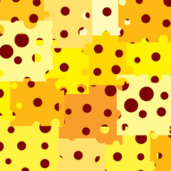 abstract vector cheese background