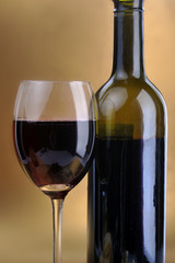 bottle and glass