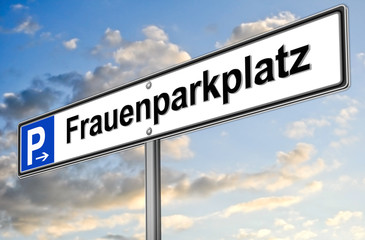 Parkplatz für Frauen