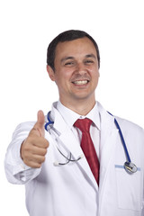 Friendly male doctor