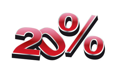 Rabatt 3D - 20%