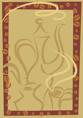 coffee fame and background