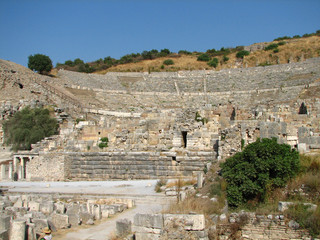Fototapeta na wymiar Amfiteatr w Efezie