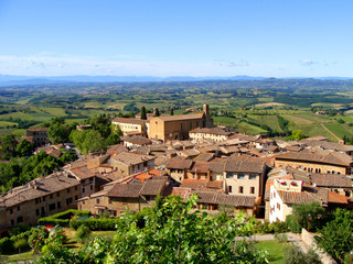 Fototapeta na wymiar Tuscan wsi