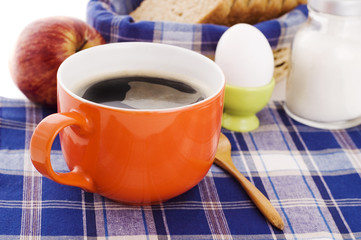 breakfast with coffee