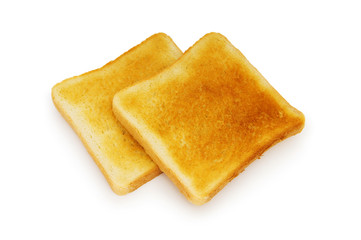 Sliced bread isolated on the white background