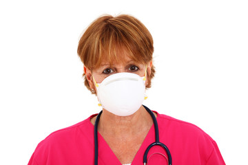 Nurse Wearing Mask