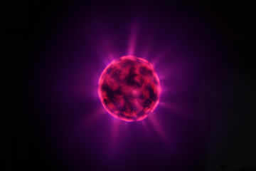 Tesla-Hochspannung - Sieht aus wie Synapse, Zelle, Atom, etc. © Abe Mossop