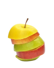 Apple sliced