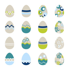 Super vector easter egg set