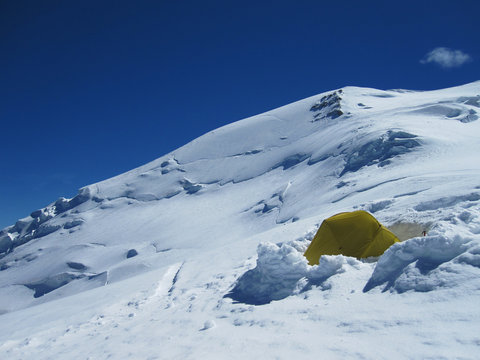 Bergsteigen am Mont Blanc