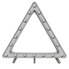 Tiangolo grigio vuoto