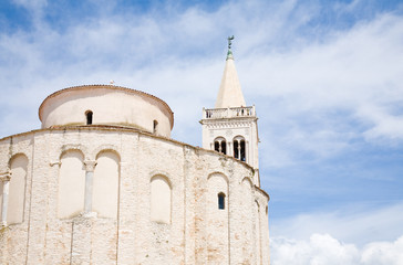 Fototapeta na wymiar St. Donatus church and bell tower of St. Anastacia
