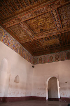plafond de la Kasbah Taourirt Ouarzazate