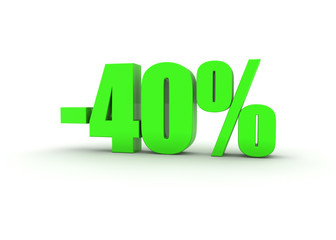 40% discount