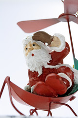 Nikolaus im Hubschrauber © Brigitte Bonaposta