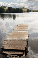 Wooden mooring