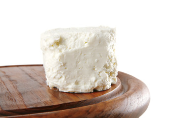 Fototapeta na wymiar white light cheese
